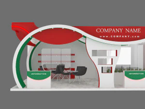 exhibition stand 16 3D Model