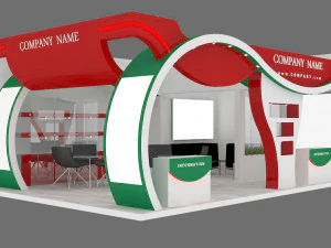 exhibition stand 16 3D Model