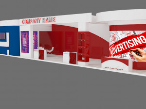 exhibition stand 15 Modelo 3D