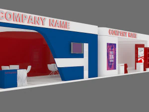 exhibition stand 15 3D Model