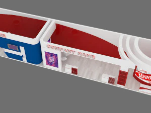 exhibition stand 15 3D Model