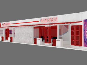 exhibition stand 14 3D Model