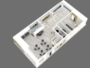 exhibition stand 17 3D Model
