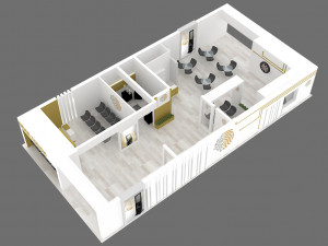 exhibition stand 17 Model 3D