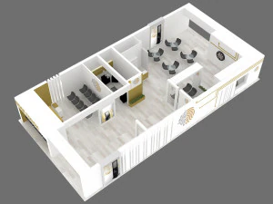 exhibition stand 17 3D Model