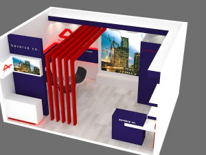 stoisko wystawowe 22 Model 3D