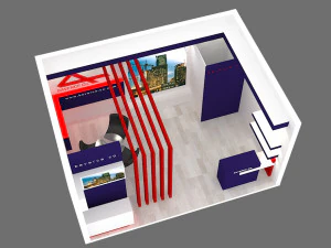 exhibition stand 22 3D Model