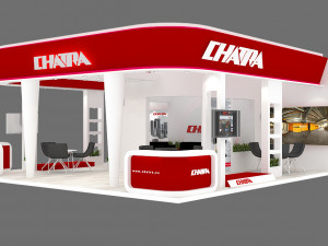 exhibition stand 23 3D मॉडल