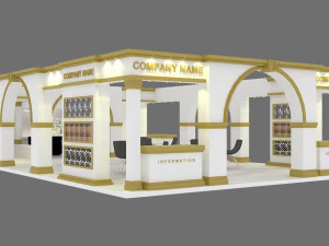 выставочный стенд 24 3D Модель