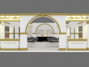 exhibition stand 24 3D मॉडल
