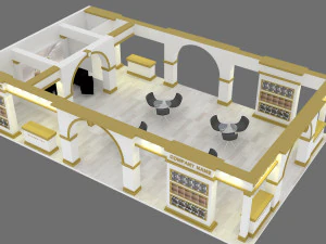 exhibition stand 24 3D Model