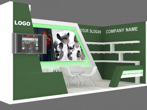 exhibition stand 25 3D मॉडल