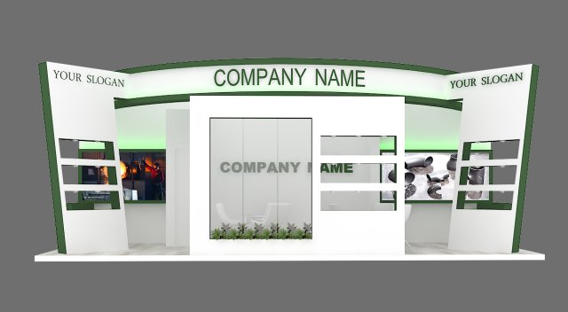 exhibition stand 26 3D मॉडल .c4d .max .obj .3ds .fbx .stl .blend 