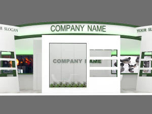 estande de exposi&ccedil;&atilde;o 26 Modelo 3D