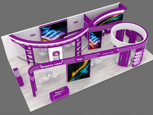 exhibition stand 29 3D मॉडल