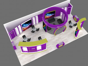 exhibition stand 30 3D मॉडल