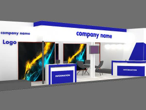 выставочный стенд 32 3D Модель