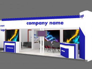 exhibition stand 32 3D Model