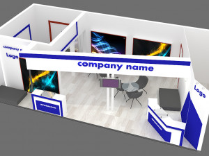 exhibition stand 32 3D Model