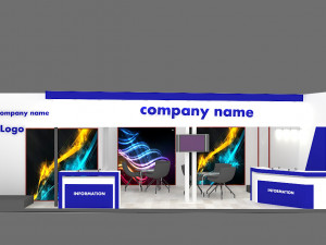 exhibition stand 32 3D Model