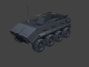mobile cargo drone mcd-13 3D Model
