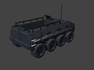 mobile cargo drone mcd-13 3D Model