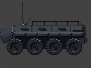 mobile cargo drone mcd-13 3D 모델
