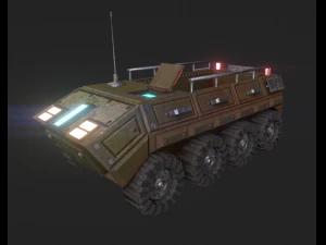 이동식 화물 드론 mcd-13 3D 모델