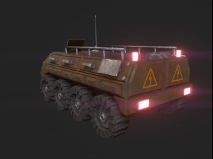 mobile cargo drone mcd-13 3D Model