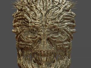 giger skull 3D Model