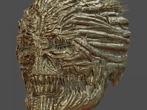 giger skull 3Dモデル