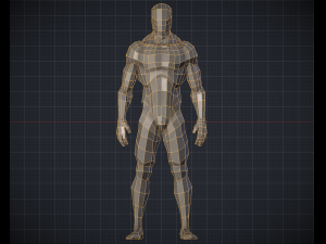 man basemesh idealized proportions 3D मॉडल