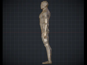 man basemesh idealized proportions 3D Model