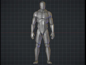 man basemesh idealized proportions 3D Model