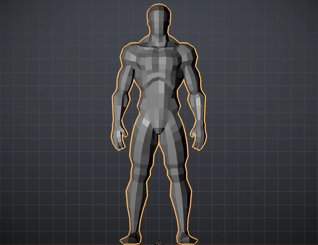 man basemesh idealized proportions 3D Model .c4d .max .obj .3ds .fbx .stl .blend 