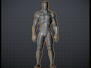 man basemesh idealized proportions 3D मॉडल