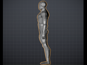 man basemesh idealized proportions 3D मॉडल