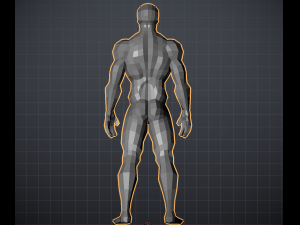man basemesh idealized proportions 3D मॉडल