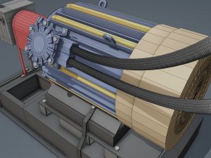 two nkv type pumps 3D Модель