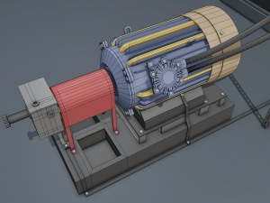 two nkv type pumps 3D Модель