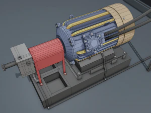two nkv type pumps 3D Model