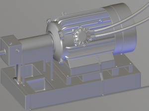 two nkv type pumps 3D Модель