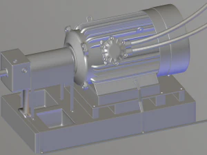 two nkv type pumps 3D Model