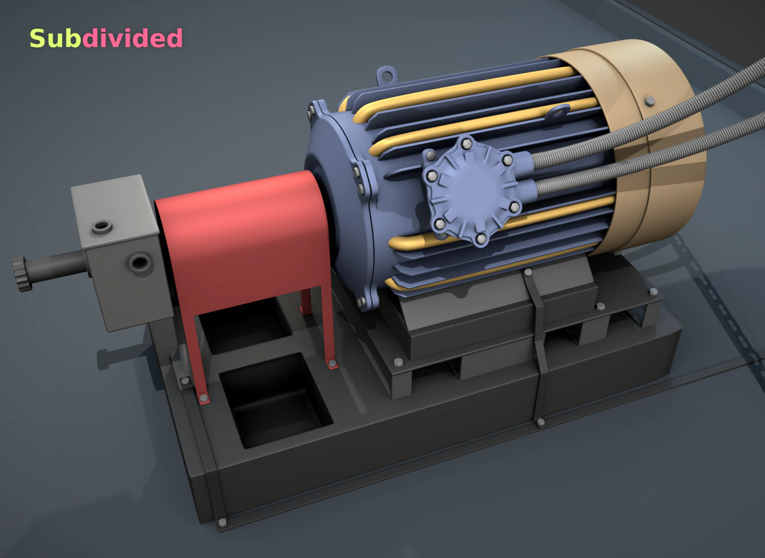 two nkv type pumps 3D Model .c4d .max .obj .3ds .fbx .stl .blend 