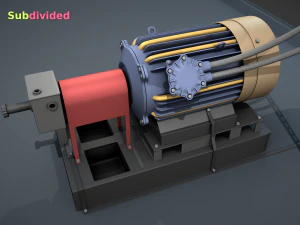 deux pompes de type nkv Modèle 3D