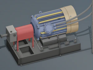 two nkv type pumps 3D Model