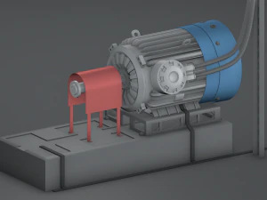 two nkv type pumps 3D Model