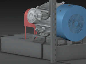 two nkv type pumps 3D Model