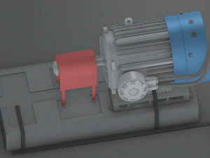 two nkv type pumps 3D Model
