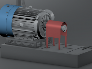 two nkv type pumps 3D Модель